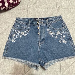Hollister high rise boyfriend shorts size 1